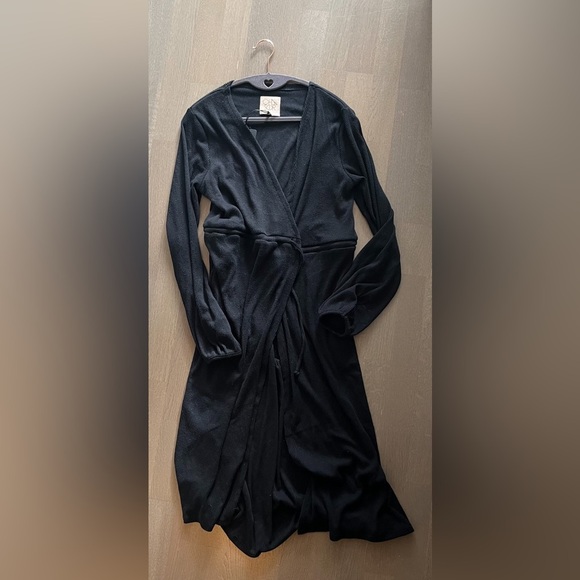 Chaser (sold on Revolve) Love Rib Long Cardigan Size Medium in Black NWT - Picture 2 of 11